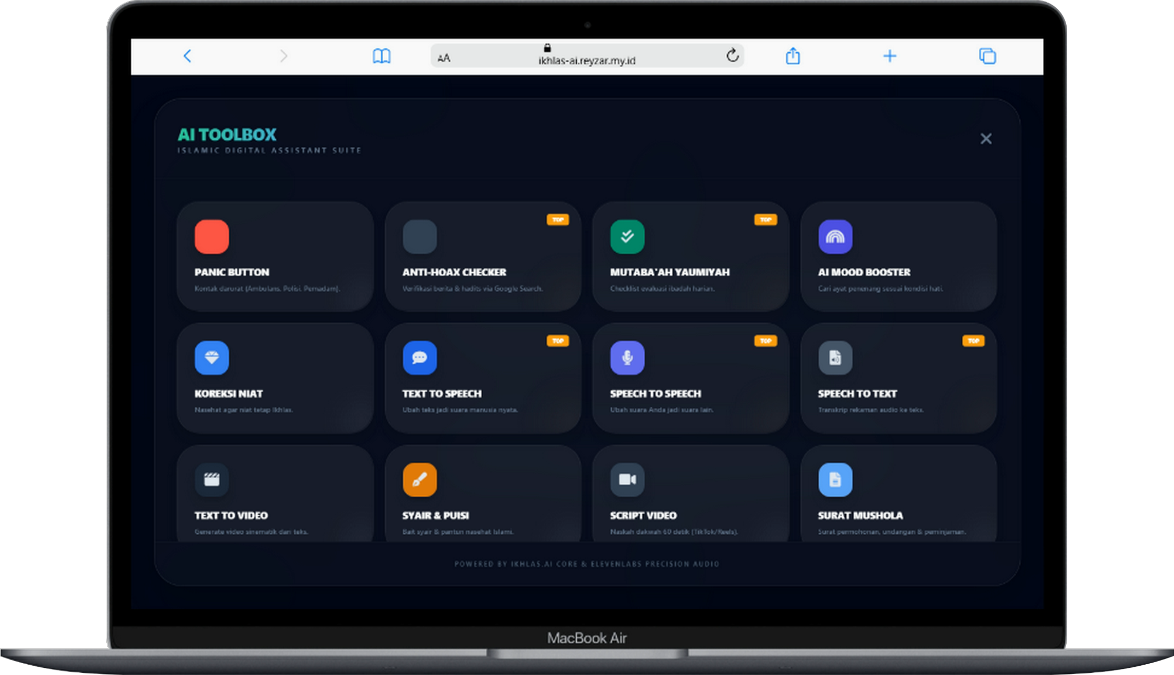Macbook Air Al-Ikhlas AI 1