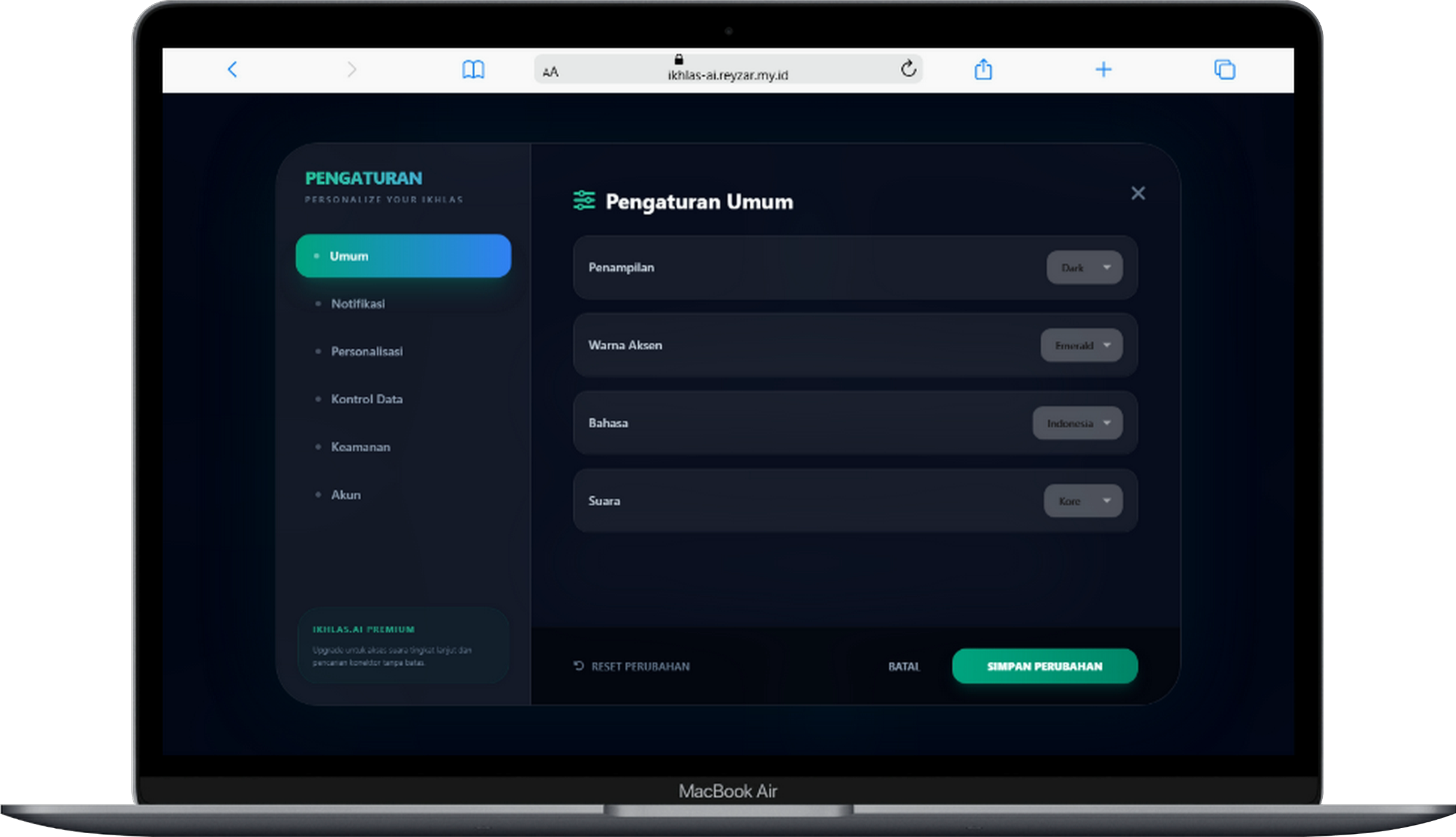 Macbook Air Al-Ikhlas AI 2