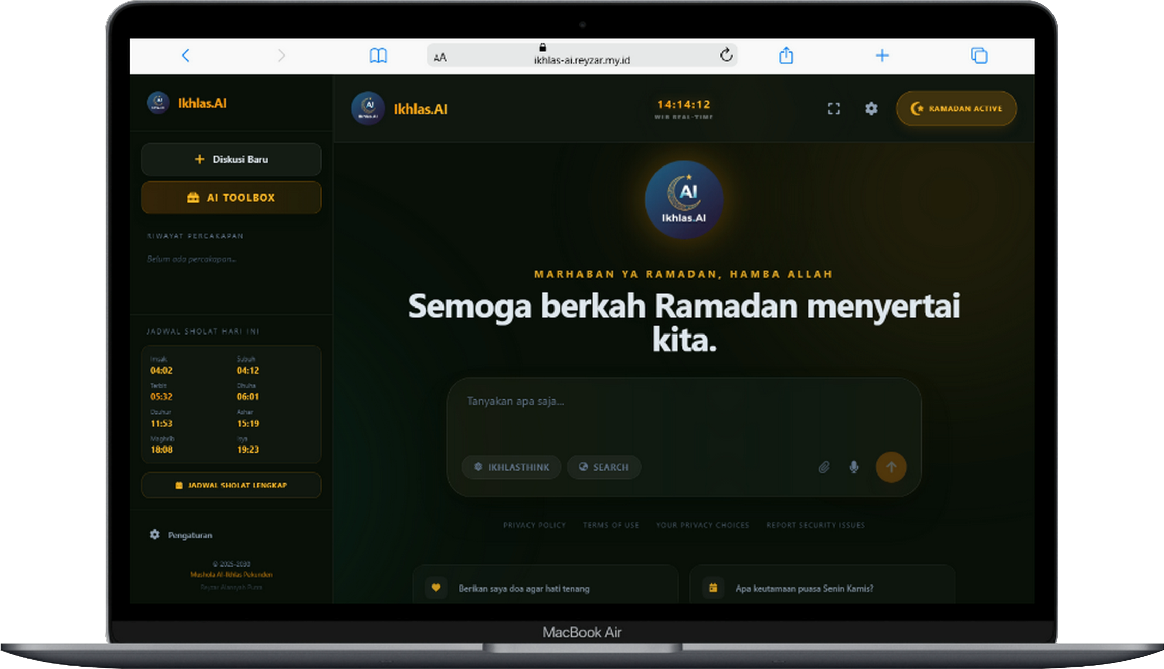 Macbook Air Al-Ikhlas AI 3