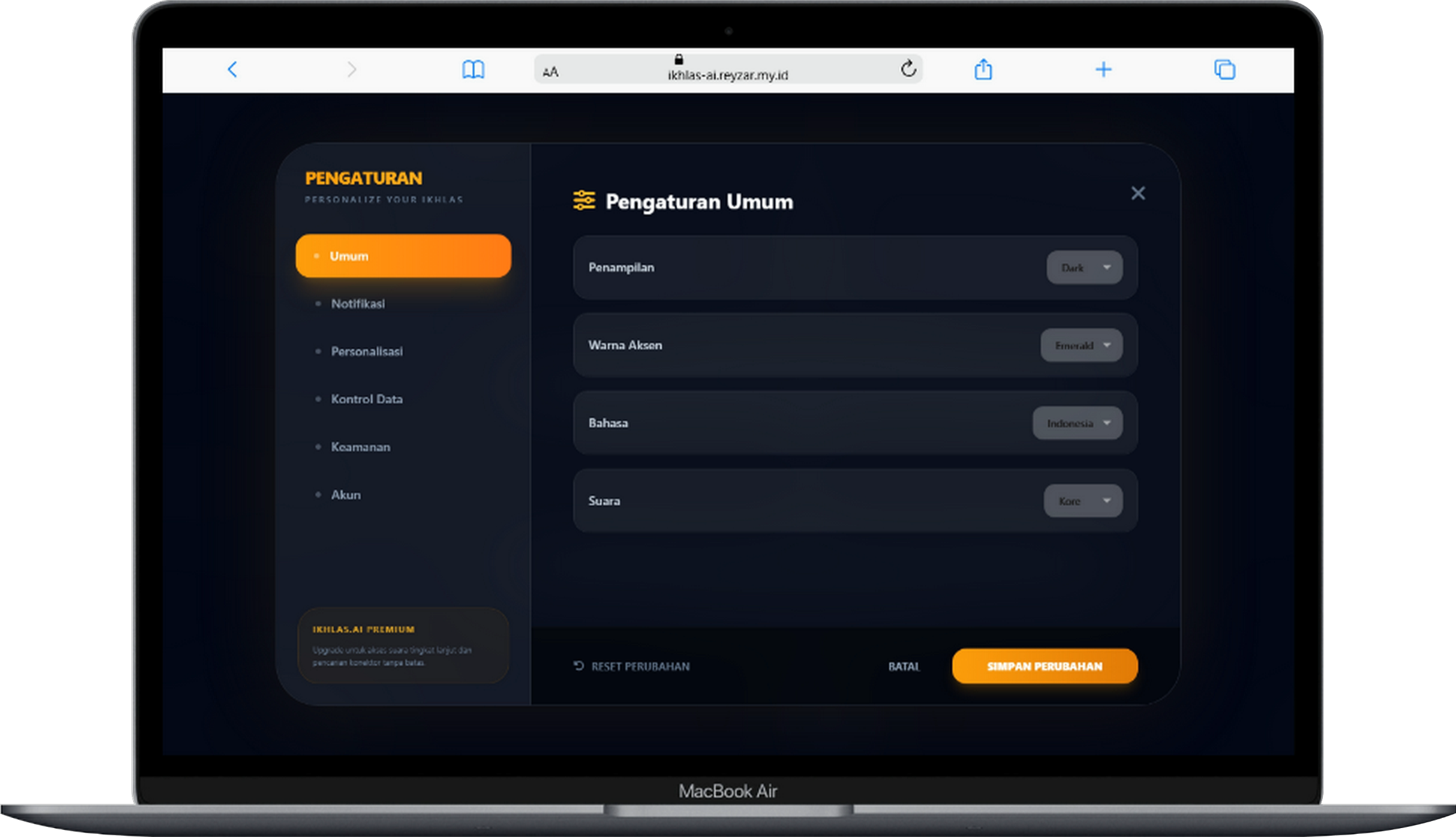 Macbook Air Al-Ikhlas AI 5