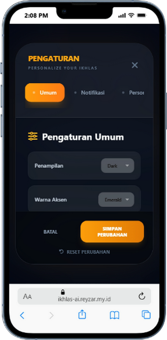 iPhone 13 Pro Al-Ikhlas AI 2